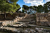 The Royal Villa of Aya Tridha. The ramp that runs beneath the north side of the villa called 'Rampa al Mare'. 